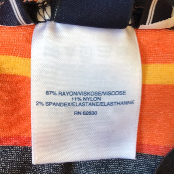 COPY - Land’s End bright multi striped pull on skirt - Picture 5 of 5